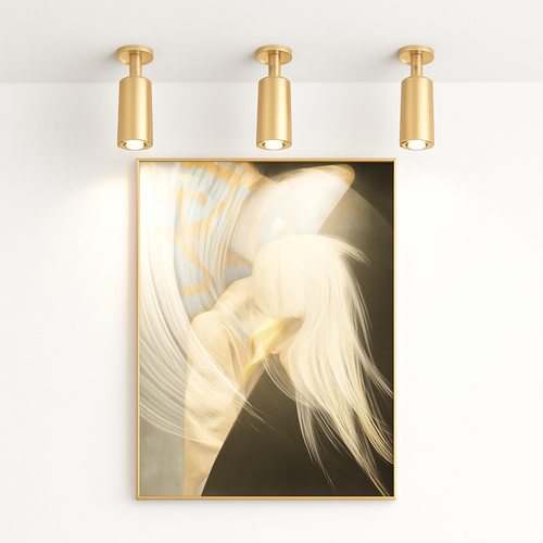 spot led en aluminium doré pour éclairage moderne intérieur - vue 5 sur 6
