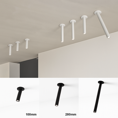 Spot LED en tube dirigeable Moderne - vue 3 sur 7