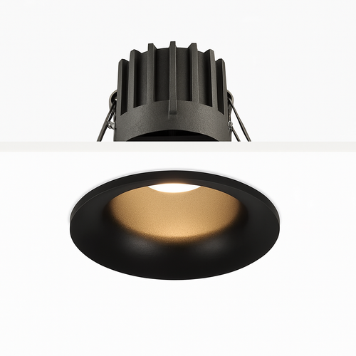 spot led encastrable anti-éblouissement pour villa ou hôtel - vue 2 sur 8