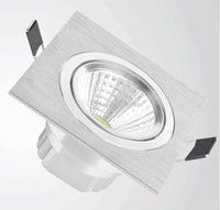 spot led encastrable carré à intensité variable décoratif pour intérieur