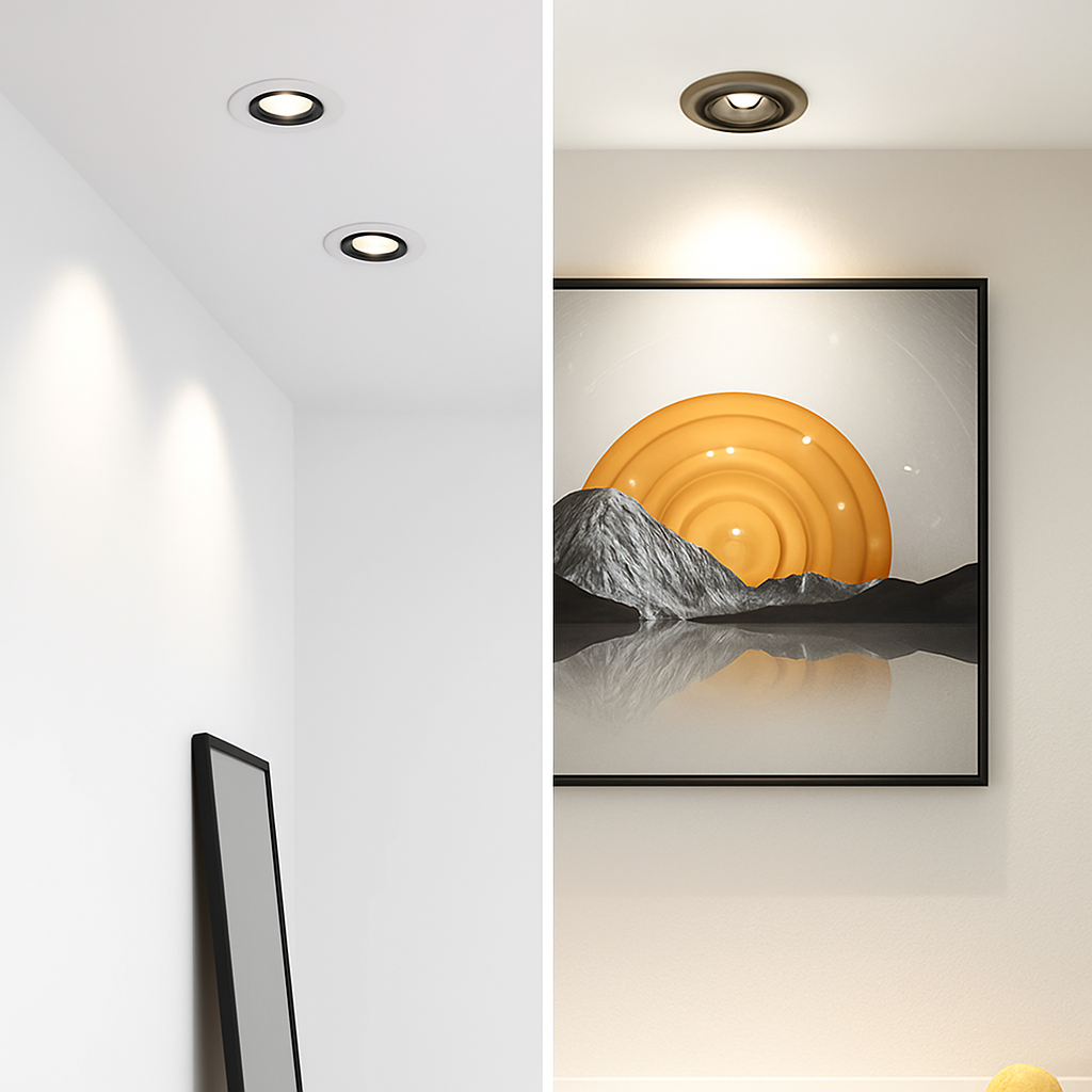 spot led encastrable rotatif 360 degrés pour intérieur - vue 8 sur 8