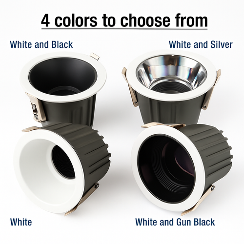 spot led encastrable étanche antireflet pour intérieur et extérieur - vue 7 sur 10