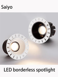 spot led intégré 	tuya zigbee réglable sans bordure