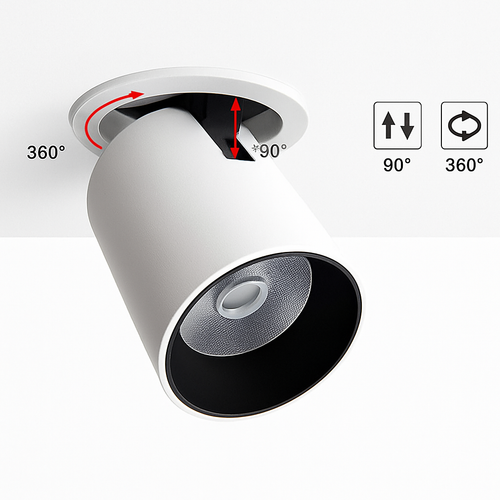 Spot LED orientable design Nordic - vue 9 sur 10