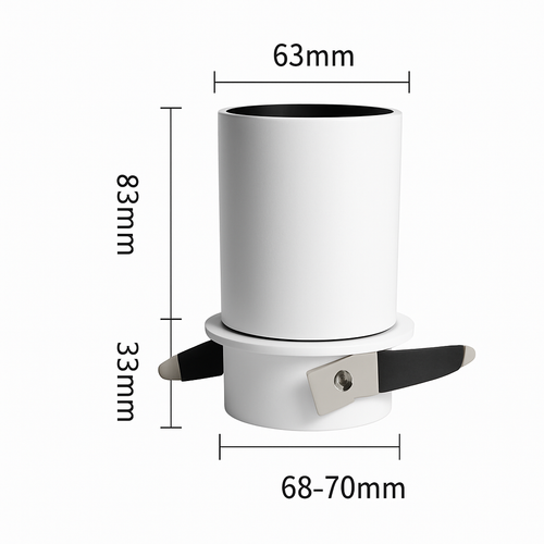 Spot LED orientable design Nordic - vue 10 sur 10