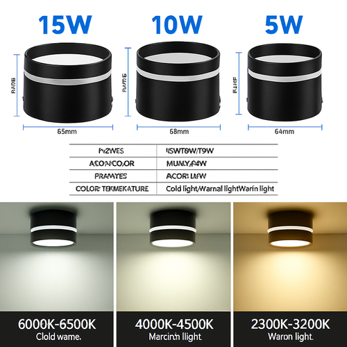 spot led pour plafond éclairage intérieur moderne et élégant - vue 3 sur 16