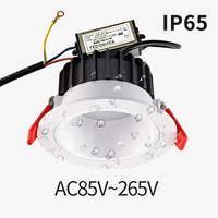 spot led étanche dimmable pour éclairage extérieur intégré