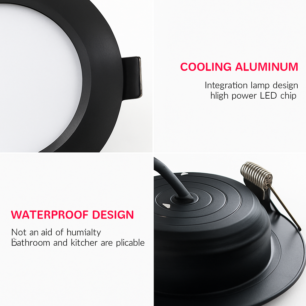 spot led étanche pour éclairage intérieur et extérieur - vue 4 sur 6