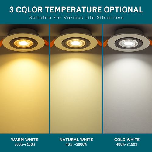 Spot lumineux LED encastrable au plafond - vue 4 sur 8