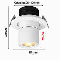 Spot lumineux Led encastrable avec technologie COB