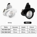 Spot lumineux LED encastrable avec technologie COB