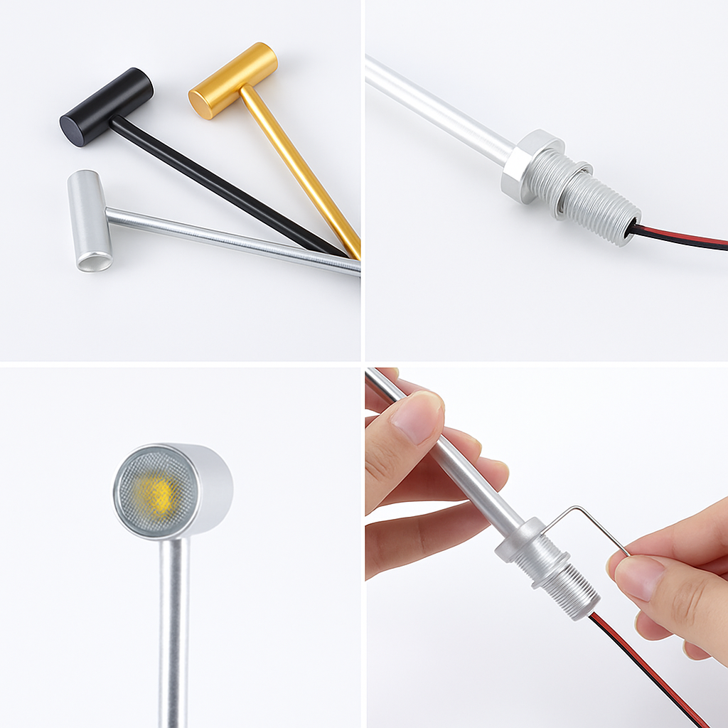 spot lumineux led pour vitrine bijoux réglable - vue 5 sur 5
