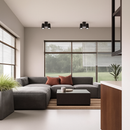Spot moderne avec double LED en aluminium blanc