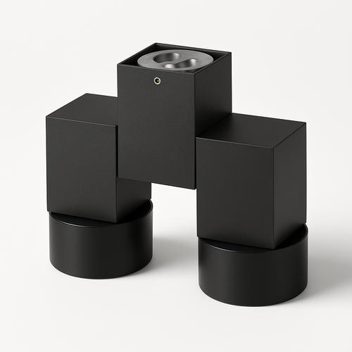 Spot moderne avec double LED en aluminium blanc - vue 10 sur 10