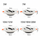 Spot moderne LED avec base carré et lumière rotative 360° Solal