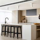 Spot moderne LED en forme de tube doré Grover