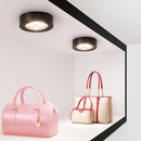 Spot moderne LED extra fin rond en aluminium Delma