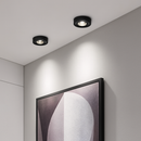 Spot moderne LED extra fin rond en aluminium Delma