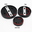 Spot moderne LED extra fin rond en aluminium Delma