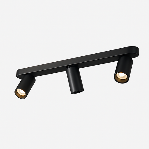Spot moderne LED rond avec plusieurs cylindres Surface - vue 2 sur 9