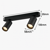 Spot moderne LED rond avec plusieurs cylindres Surface