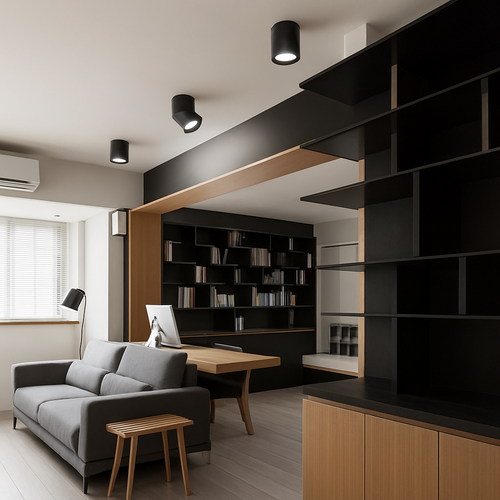 Spot moderne rond LED orientable Loft - vue 3 sur 11