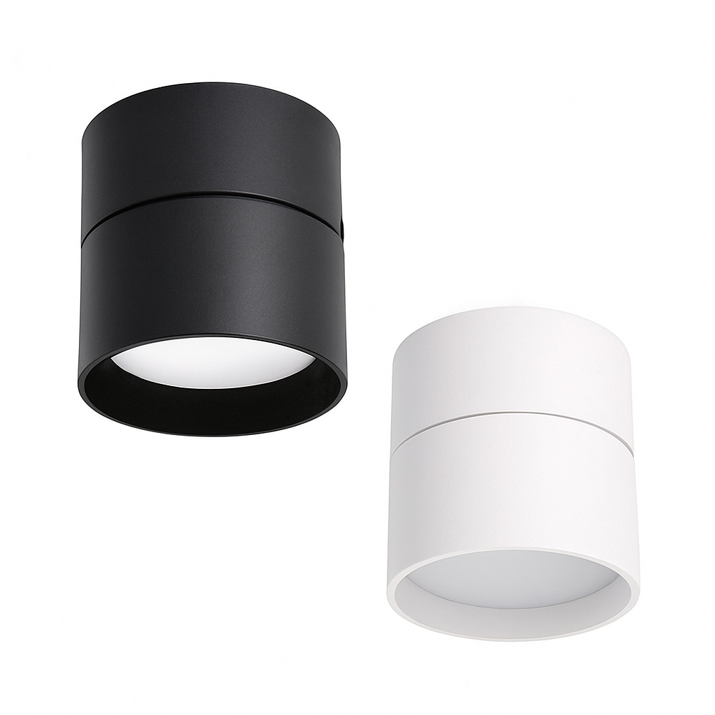 Spot moderne rond LED orientable Loft - vue 4 sur 11