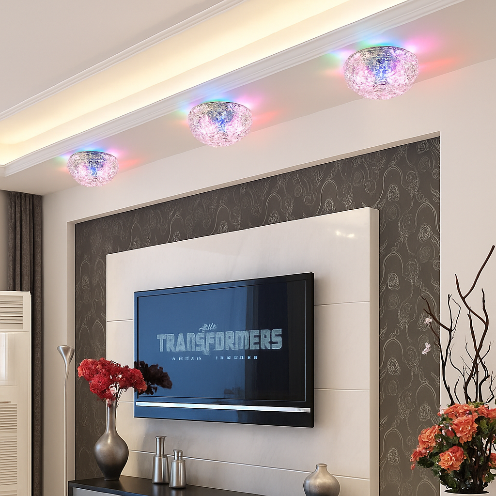 Spot montage en Surface cristal 5 W Led Downlights plafonnier lampes porche lumière pour intérieur chambre éclairage à la maison MJ1016 - vue 3 sur 3