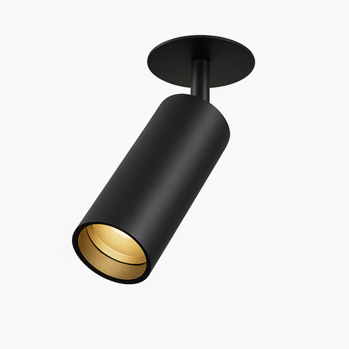 Spot plafond à LED tube directionnel blanc ou noir - vue 2 sur 14