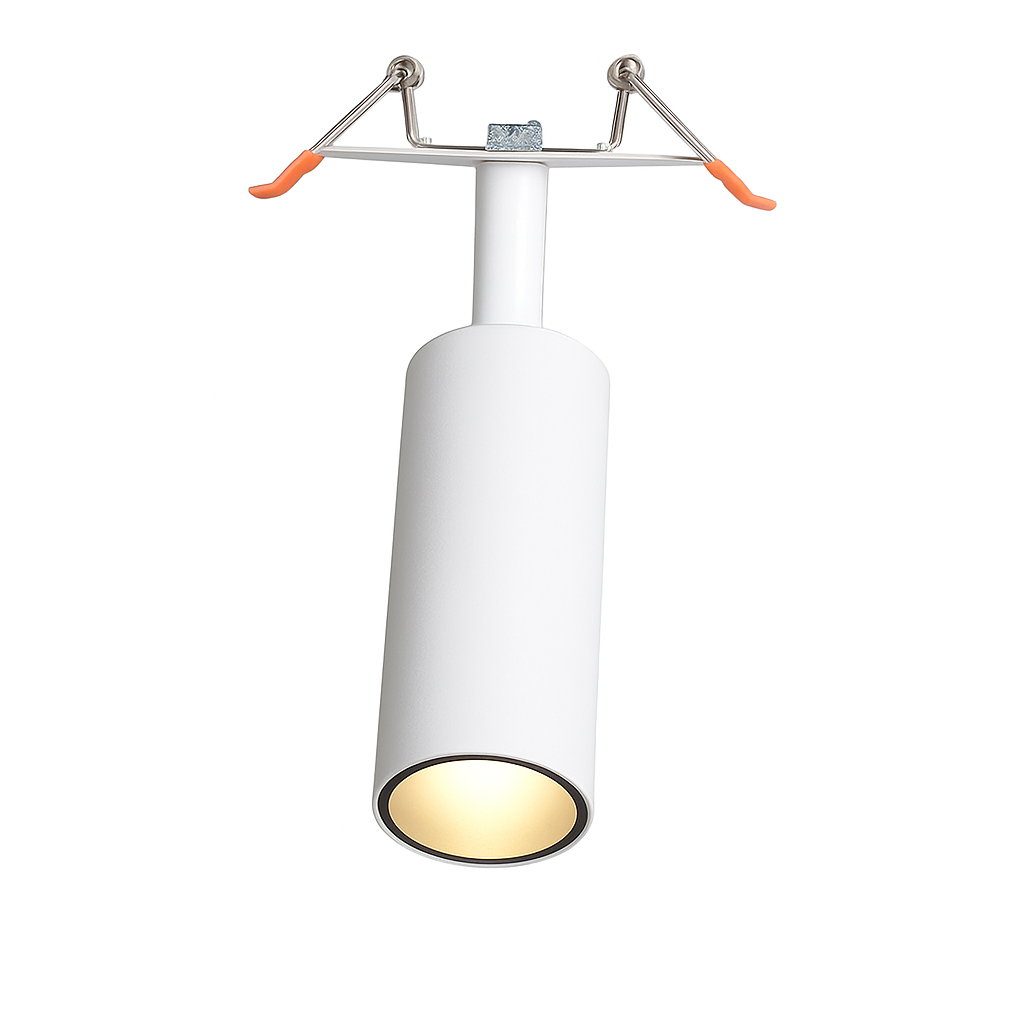 Spot plafond à LED tube directionnel blanc ou noir - vue 4 sur 14