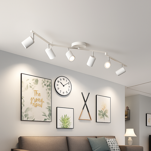 Spot Plafond Salon Dressing Rail Éclairage Surface Chambre Vitrine - vue 3 sur 18