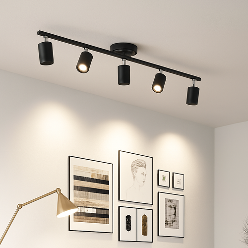Spot Plafond Salon Dressing Rail Éclairage Surface Chambre Vitrine - vue 5 sur 18