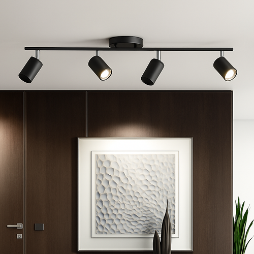 Spot Plafond Salon Dressing Rail Éclairage Surface Chambre Vitrine - vue 7 sur 18