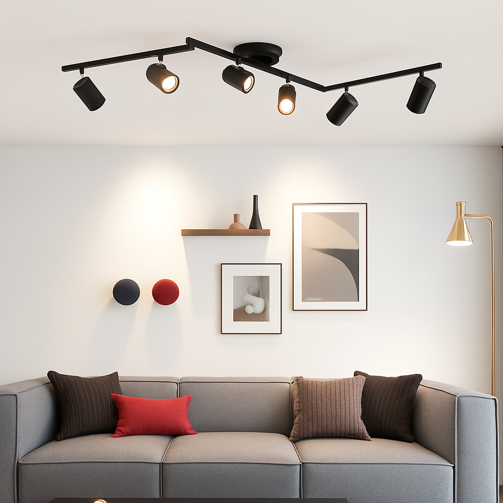 Spot Plafond Salon Dressing Rail Éclairage Surface Chambre Vitrine - vue 9 sur 18