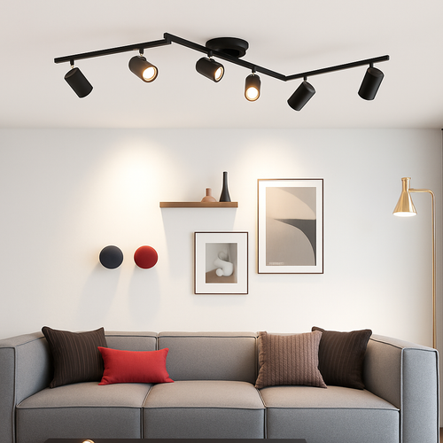 Spot Plafond Salon Dressing Rail Éclairage Surface Chambre Vitrine - vue 10 sur 18