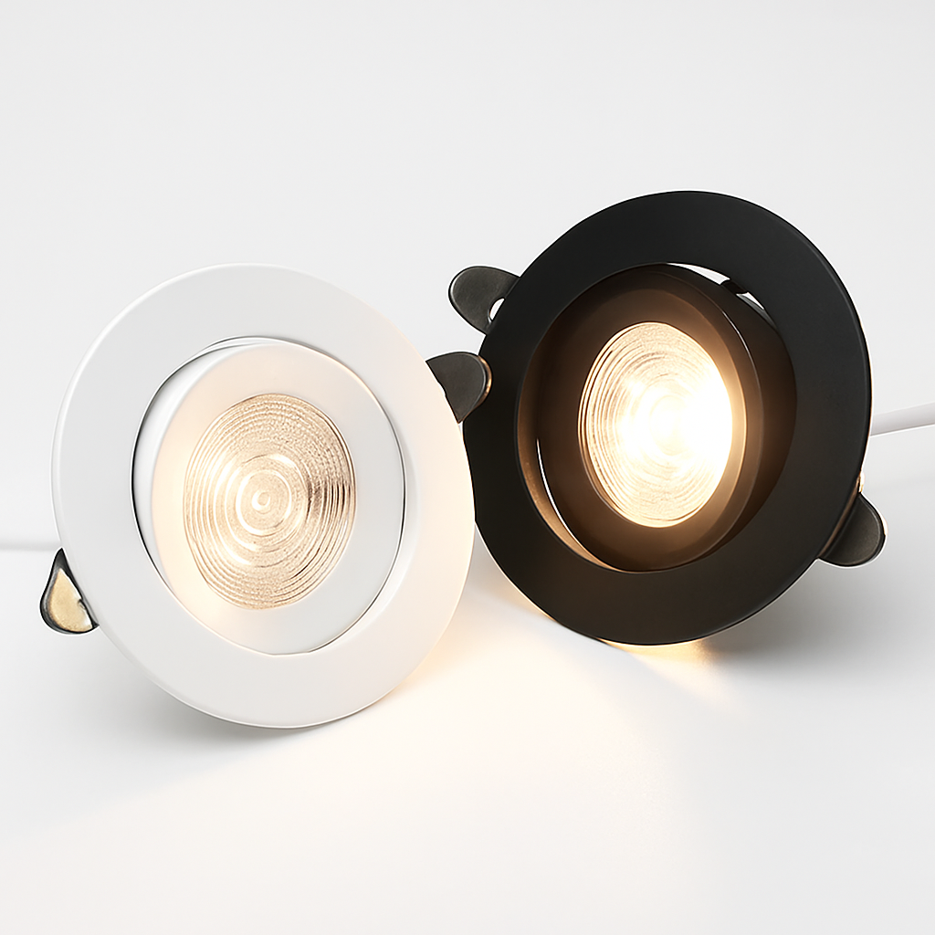Spot rond COB Led Downlights haut de gamme encastré pour intérieur résidentiel maison - vue 5 sur 6