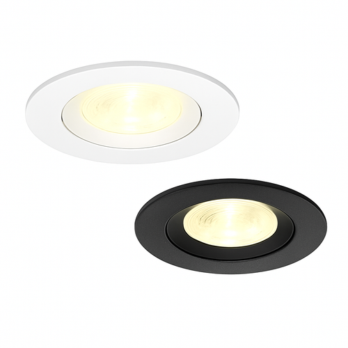 Spot rond COB Led Downlights haut de gamme encastré pour intérieur résidentiel maison - vue 6 sur 6