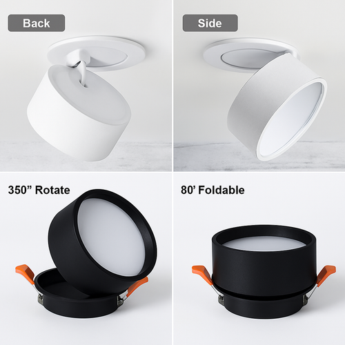 Spot rond LED avec orientation à 360° Light - vue 6 sur 8