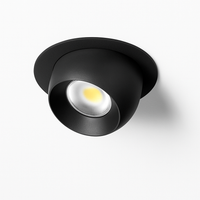Spot rond LED Downlights à intensité variable décor de pièce 10W 12W COB