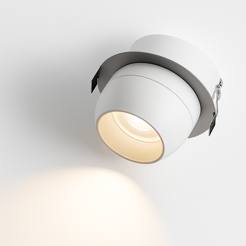 Spot rond LED Downlights à intensité variable décor de pièce 10W 12W COB - vue 4 sur 6