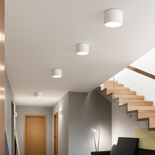spot rond monté en Surface nordique Led petit projecteur couloir entrée lumière allée lumière éclairage intérieur - vue 7 sur 6