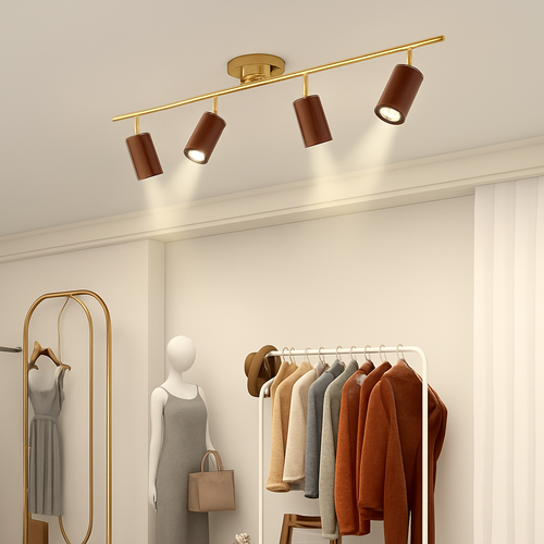spots en noyer pour éclairage intérieur design élégant - vue 4 sur 16
