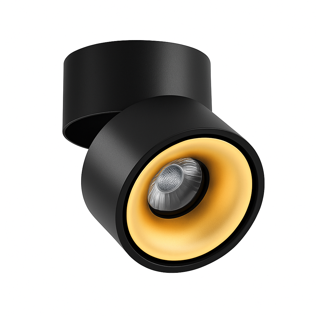 Spots LED design rond dirigeable - vue 7 sur 8