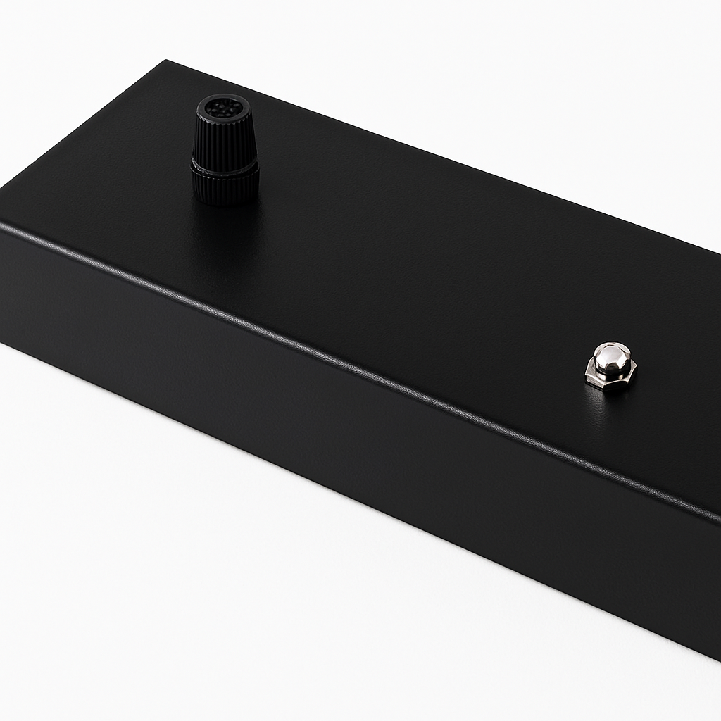Support socle long suspension jusqu'à 5 trous (noir ou blanc) - vue 7 sur 8