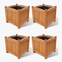 supports à plantes surélevés pour décoration moderne extérieure et intérieure