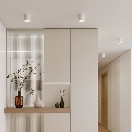 Surface mounted LED ceiling light tube light 7W 9W 12W 15W rotatable adjustable angle LED spotlight, indoor lighting AC220V 110V - vue 7 sur 8