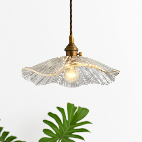 suspension américaine fleur verre pour décoration intérieure - vue 3 sur 12