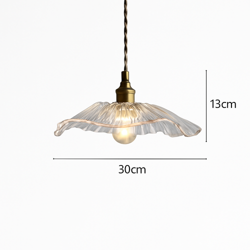 suspension américaine fleur verre pour décoration intérieure - vue 12 sur 12