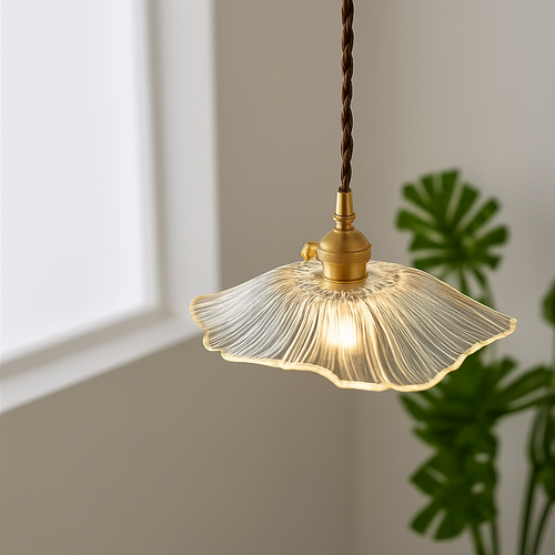 suspension américaine fleur verre pour décoration intérieure - vue 6 sur 12