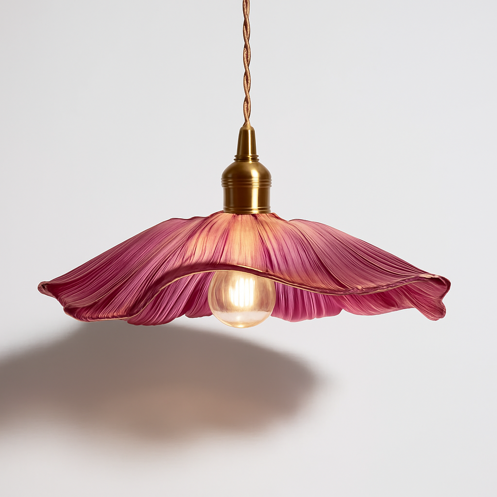 suspension américaine fleur verre pour décoration intérieure - vue 9 sur 12